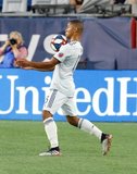Brandon Bye (15) during New England Revolution and Los Angeles Football Club MLS match at Gillette Stadium in Foxboro, MA on Saturday, August 3, 2019. LAFC won 2-0. CREDIT/CHRIS ADUAMA