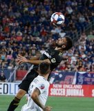 Diego Rossi (9) during New England Revolution and Los Angeles Football Club MLS match at Gillette Stadium in Foxboro, MA on Saturday, August 3, 2019. LAFC won 2-0. CREDIT/CHRIS ADUAMA