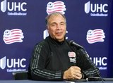 Coach Bruce Arena during New England Revolution and Los Angeles Football Club MLS match at Gillette Stadium in Foxboro, MA on Saturday, August 3, 2019. LAFC won 2-0. CREDIT/CHRIS ADUAMA