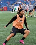 Lee Nguyen (24) during New England Revolution and Los Angeles Football Club MLS match at Gillette Stadium in Foxboro, MA on Saturday, August 3, 2019. LAFC won 2-0. CREDIT/CHRIS ADUAMA