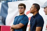 Jacob Kraft, Charlie Davies during New England Revolution and Los Angeles Football Club MLS match at Gillette Stadium in Foxboro, MA on Saturday, August 3, 2019. LAFC won 2-0. CREDIT/CHRIS ADUAMA