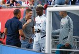 Charlie Davies, Chris Tierney, Wilfried Zahibo (23) during New England Revolution and Los Angeles Football Club MLS match at Gillette Stadium in Foxboro, MA on Saturday, August 3, 2019. LAFC won 2-0. CREDIT/CHRIS ADUAMA