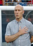 Coach Bob Bradley during New England Revolution and Los Angeles Football Club MLS match at Gillette Stadium in Foxboro, MA on Saturday, August 3, 2019. LAFC won 2-0. CREDIT/CHRIS ADUAMA