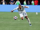 Teal Bunbury (10) during New England Revolution and Los Angeles Football Club MLS match at Gillette Stadium in Foxboro, MA on Saturday, August 3, 2019. LAFC won 2-0. CREDIT/CHRIS ADUAMA