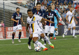 during New England Revolution and LA Galaxy MLS match at Gillette Stadium in Foxboro, MA on Saturday, July 22, 2017. Revs won 4-3. CREDIT/ CHRIS ADUAMA