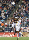 during New England Revolution and LA Galaxy MLS match at Gillette Stadium in Foxboro, MA on Saturday, July 22, 2017. Revs won 4-3. CREDIT/ CHRIS ADUAMA
