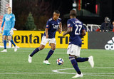 Michael Mancienne (28) during New England Revolution and Montreal Impact MLS match at Gillette Stadium in Foxboro, MA on Wednesday, April 24, 2019. Montreal beat Revs 3-0. CREDIT/ CHRIS ADUAMA