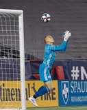 Cody Cropper (1) during New England Revolution and Montreal Impact MLS match at Gillete Stadium in Foxboro, MA on Wednesday, April 24, 2019. Montreal beat Revs 3-0. CREDIT/ CHRIS ADUAMA