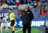Revs Head Coach Brad Friedel during New England Revolution and Montreal Impact MLS match at Gillette Stadium in Foxboro, MA on Wednesday, April 24, 2019. Montreal beat Revs 3-0. CREDIT/ CHRIS ADUAMA