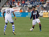 during New England Revolution and Montreal Impact MLS match at Gillette Stadium in Foxboro, MA on Saturday, September  9, 2017. Revs won 1-0. CREDIT/ CHRIS ADUAMA