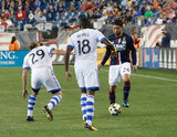 during New England Revolution and Montreal Impact MLS match at Gillette Stadium in Foxboro, MA on Saturday, September  9, 2017. Revs won 1-0. CREDIT/ CHRIS ADUAMA