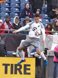 Christian Ramirez (21) during New England Revolution and Minnesota FC MLS match at Gillette Stadium in Foxboro, MA on Saturday, March 25, 2017. Revs won 5-2. CREDIT/ CHRIS ADUAMA