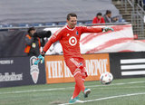 Bobby Shuttleworth (33) during New England Revolution and Minnesota United FC MLS match at Gillette Stadium in Foxboro, MA on Saturday, March 25, 2017. Revs won 5-2. CREDIT/ CHRIS ADUAMA