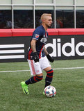Diego Fagundez (14) during New England Revolution and Minnesota FC MLS match at Gillette Stadium in Foxboro, MA on Saturday, March 25, 2017. Revs won 5-2. CREDIT/ CHRIS ADUAMA