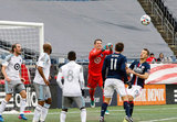 Bobby Shuttleworth (33) during New England Revolution and Minnesota United FC MLS match at Gillette Stadium in Foxboro, MA on Saturday, March 25, 2017. Revs won 5-2. CREDIT/ CHRIS ADUAMA