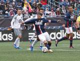Lee Nguyen (24) during New England Revolution and Minnesota United FC MLS match at Gillette Stadium in Foxboro, MA on Saturday, March 25, 2017. Revs won 5-2. CREDIT/ CHRIS ADUAMA