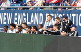 Revs Bench during New England Revolution and Minnesota United FC MLS match at Gillette Stadium in Foxboro, MA on Saturday, March 30, 2019. Revs won 2-1. CREDIT/ CHRIS ADUAMA