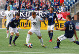 Francisco Calvo (5) during New England Revolution and Minnesota United FC MLS match at Gillette Stadium in Foxboro, MA on Saturday, March 30, 2019. Revs won 2-1. CREDIT/ CHRIS ADUAMA