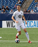 Jan Gregus (8) during New England Revolution and Minnesota United FC MLS match at Gillette Stadium in Foxboro, MA on Saturday, March 30, 2019. Revs won 2-1. CREDIT/ CHRIS ADUAMA