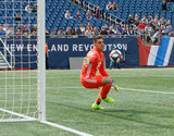 Vito Mannone (1) during New England Revolution and Minnesota United FC MLS match at Gillette Stadium in Foxboro, MA on Saturday, March 30, 2019. Revs won 2-1. CREDIT/ CHRIS ADUAMA