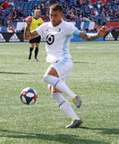 Francisco Calvo (5) during New England Revolution and Minnesota United FC MLS match at Gillette Stadium in Foxboro, MA on Saturday, March 30, 2019. Revs won 2-1. CREDIT/ CHRIS ADUAMA