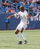 Ike Opara (3) during New England Revolution and Minnesota United FC MLS match at Gillette Stadium in Foxboro, MA on Saturday, March 30, 2019. Revs won 2-1. CREDIT/ CHRIS ADUAMA