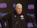Revs Head Coach Brad Friedel during New England Revolution and Minnesota United FC MLS match at Gillette Stadium in Foxboro, MA on Saturday, March 30, 2019. Revs won 2-1. CREDIT/ CHRIS ADUAMA