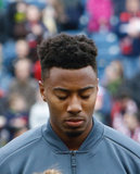 Saad Abdul-Salaam (13) during Revolution and NYCFC MLS match at Gillette Stadium in Foxboro, MA on Saturday, March 24, 2018. The match ended 2-2. CREDIT/ CHRIS ADUAMA