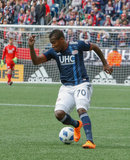Cristian Penilla (70) during Revolution and NYCFC MLS match at Gillette Stadium in Foxboro, MA on Saturday, March 24, 2018. The match ended 2-2. CREDIT/ CHRIS ADUAMA