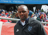 Coach Patrick Vieira during Revolution and NYCFC MLS match at Gillette Stadium in Foxboro, MA on Saturday, March 24, 2018. The match ended 2-2. CREDIT/ CHRIS ADUAMA
