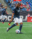 Andrew Farrell (2) during Revolution and NYCFC MLS match at Gillette Stadium in Foxboro, MA on Saturday, March 24, 2018. The match ended 2-2. CREDIT/ CHRIS ADUAMA
