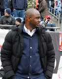 Coach Patrick Vieira during Revolution and NYCFC MLS match at Gillette Stadium in Foxboro, MA on Saturday, March 24, 2018. The match ended 2-2. CREDIT/ CHRIS ADUAMA