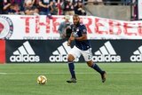 Andrew Farrell (2) during New England Revolution and New York City Football Club MLS match at Gillette Stadium in Foxboro, MA on Sunday, September 29, 2019. Revs won 2-0. CREDIT/CHRIS ADUAMA.