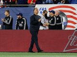 Coach Bruce Arena during New England Revolution and New York City Football Club MLS match at Gillette Stadium in Foxboro, MA on Sunday, September 29, 2019. Revs won 2-0. CREDIT/CHRIS ADUAMA.
