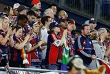 during New England Revolution and New York City Football Club MLS match at Gillette Stadium in Foxboro, MA on Sunday, September 29, 2019. Revs won 2-0. CREDIT/CHRIS ADUAMA.
