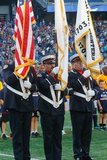 Honor Guards during New England Revolution and New York City Football Club MLS match at Gillette Stadium in Foxboro, MA on Sunday, September 29, 2019. Revs won 2-0. CREDIT/CHRIS ADUAMA.