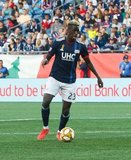 Wilfried Zahibo (23) during New England Revolution and New York City Football Club MLS match at Gillette Stadium in Foxboro, MA on Sunday, September 29, 2019. Revs won 2-0. CREDIT/CHRIS ADUAMA.
