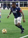 Cristian Penilla (70) during New England Revolution and New York City Football Club MLS match at Gillette Stadium in Foxboro, MA on Sunday, September 29, 2019. Revs won 2-0. CREDIT/CHRIS ADUAMA.