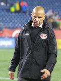 Head Coach Chris Armas during N.E. Revolution and New York Red Bulls MLS match at Gillette Stadium in Foxboro, MA on Saturday, April 20, 2019. Revs won 1-0. CREDIT/ CHRIS ADUAMA