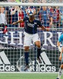 Andrew Farrell (2) during New England Revolution and Philadelphia Union MLS match at Gillette Stadium in Foxboro, MA on Wednesday, June 26, 2019. The match ended in 1-1 tie. CREDIT/CHRIS ADUAMA