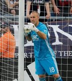 Brad Knighton - GK during New England Revolution and Philadelphia Union MLS match at Gillette Stadium in Foxboro, MA on Wednesday, June 26, 2019. The match ended in 1-1 tie. CREDIT/CHRIS ADUAMA