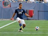 Brandon Bye (15) during New England Revolution and Philadelphia Union MLS match at Gillette Stadium in Foxboro, MA on Wednesday, June 26, 2019. The match ended in 1-1 tie. CREDIT/CHRIS ADUAMA