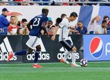 during New England Revolution and Philadelphia Union MLS match at Gillette Stadium in Foxboro, MA on Wednesday, June 26, 2019. The match ended in 1-1 tie. CREDIT/CHRIS ADUAMA