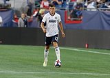 Kai Wagner (27) during New England Revolution and Philadelphia Union MLS match at Gillette Stadium in Foxboro, MA on Wednesday, June 26, 2019. The match ended in 1-1 tie. CREDIT/CHRIS ADUAMA