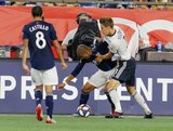 Teal Bunbury (10) during New England Revolution and Philadelphia Union MLS match at Gillette Stadium in Foxboro, MA on Wednesday, June 26, 2019. The match ended in 1-1 tie. CREDIT/CHRIS ADUAMA