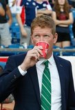 Coach Jim Curtin during New England Revolution and Philadelphia Union MLS match at Gillette Stadium in Foxboro, MA on Wednesday, June 26, 2019. The match ended in 1-1 tie. CREDIT/CHRIS ADUAMA