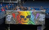 Union Fans during New England Revolution and Philadelphia Union MLS match at Gillette Stadium in Foxboro, MA on Wednesday, June 26, 2019. The match ended in 1-1 tie. CREDIT/CHRIS ADUAMA