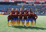 Colorado Rapids starting XI during New England Revolution's 2018 MLS Home Opener with Colorado Rapids at Gillette Stadium in Foxboro, MA on Saturday, March 10, 2018.Revs won 2-1.CREDIT/ CHRIS ADUAMA