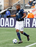 Andrew Farrell (2) during New England Revolution's 2018 MLS Home Opener with Colorado Rapids at Gillette Stadium in Foxboro, MA on Saturday, March 10, 2018.Revs won 2-1.CREDIT/ CHRIS ADUAMA