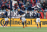Diego Fagundez (14) celebrates his goal during New England Revolution's 2018 MLS Home Opener with Colorado Rapids at Gillette Stadium in Foxboro, MA on Saturday, March 10, 2018.Revs won 2-1.CREDIT/ CHRIS ADUAMA